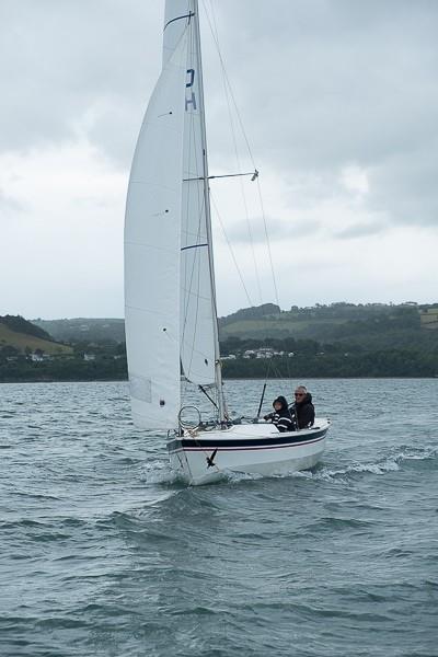 Golwg y Mor Keelboat Regatta at New Quay YC: Winner of Hawk class, Bobble photo copyright P Thomas taken at New Quay Yacht Club and featuring the Hawk 20 class