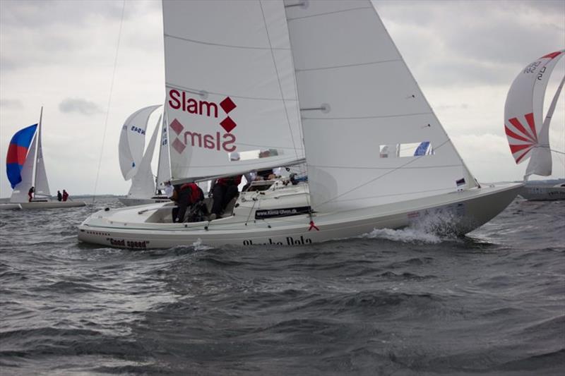 Claus Høj Jensen from Herlev Strand Sejlklub won his ninth world championship after a fantastic WC-series in Struer, where he finished first with just 20 point photo copyright Nicolai Hald Jepsen taken at Struer Sejlklub and featuring the H boat class