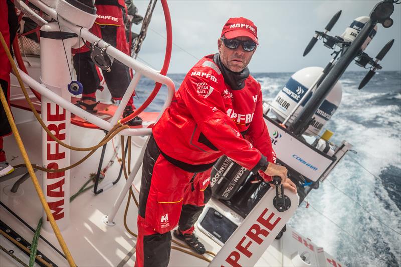 Rob Greenhalgh on MAPFRE during Volvo Ocean Race Leg 8 from Itajai to Newport photo copyright Ugo Fonolla / MAPFRE / Volvo Ocean Race taken at  and featuring the  class