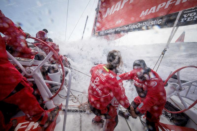 MAPFRE during the Volvo Ocean Race 2017-18 photo copyright María Muiña / MAPFRE taken at  and featuring the  class