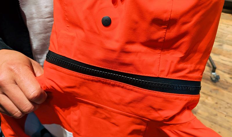 Detachable hood on the Henri-Lloyd Fremantle Hooded Jacket photo copyright Mark Jardine taken at  and featuring the  class