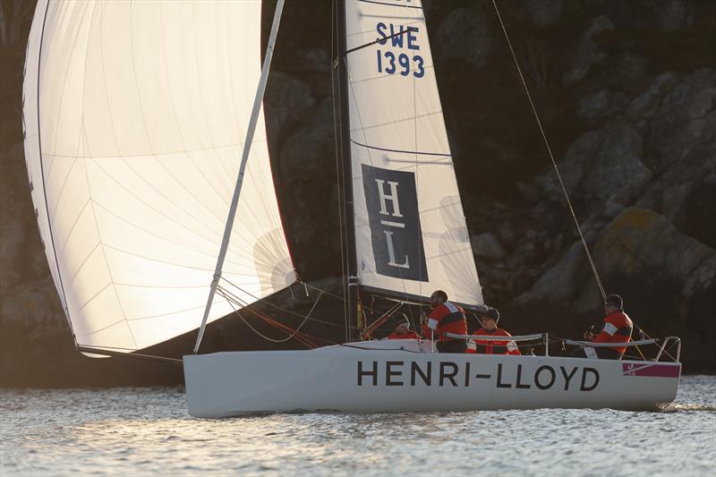 Hans Eckerström helming his J/70 during the Henri-Lloyd Frostbite Challenge in Marstrand, Sweden - photo © Dan Ljungsvik