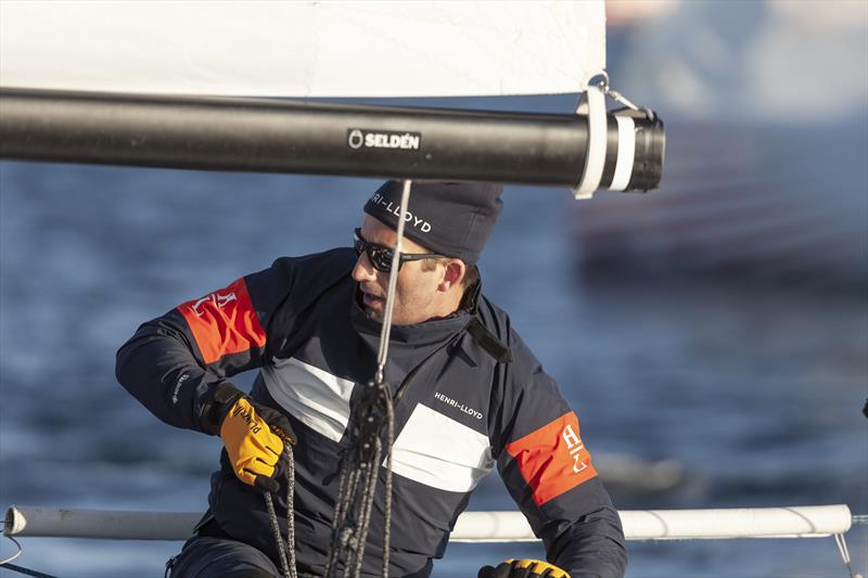 Ben Ainslie wearing an M-Pro Smock photo copyright Dan Ljungsvik / Henri-Lloyd taken at Royal Gothenburg Yacht Club and featuring the  class