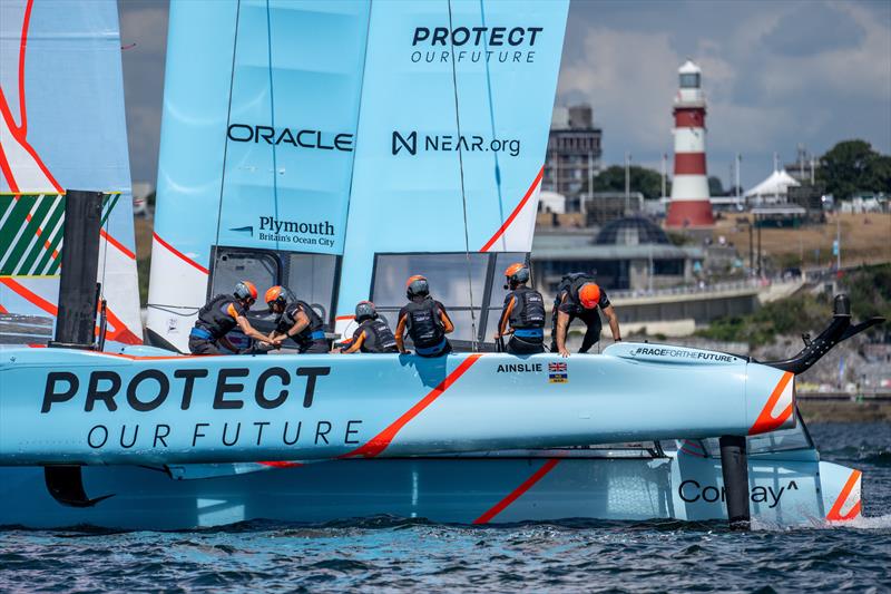 Great Britain SailGP Team practice session ahead of the Great Britain Sail Grand Prix | Plymouth - photo © Bob Martin for SailGP