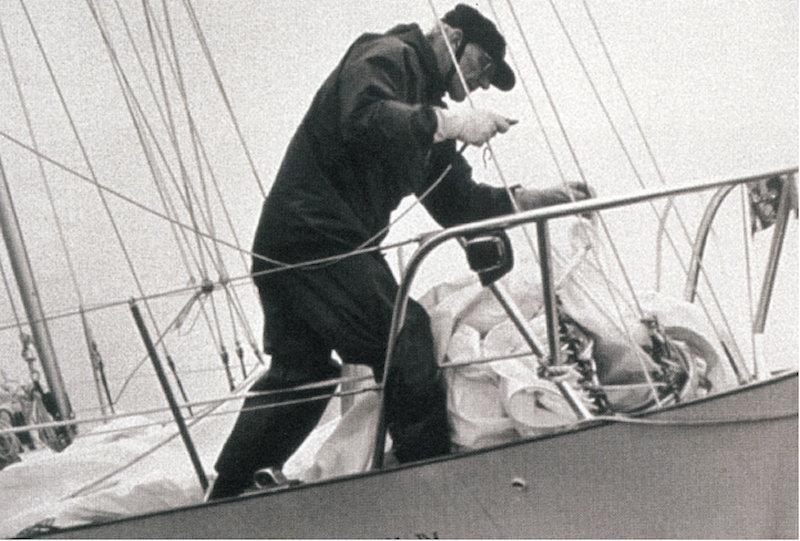 In 1966-67 Sir Francis Chichester becomes the first person to sail single-handedley around the world, whilst wearing the Henri-Lloyd Consort Jacket - photo © Henri-Lloyd
