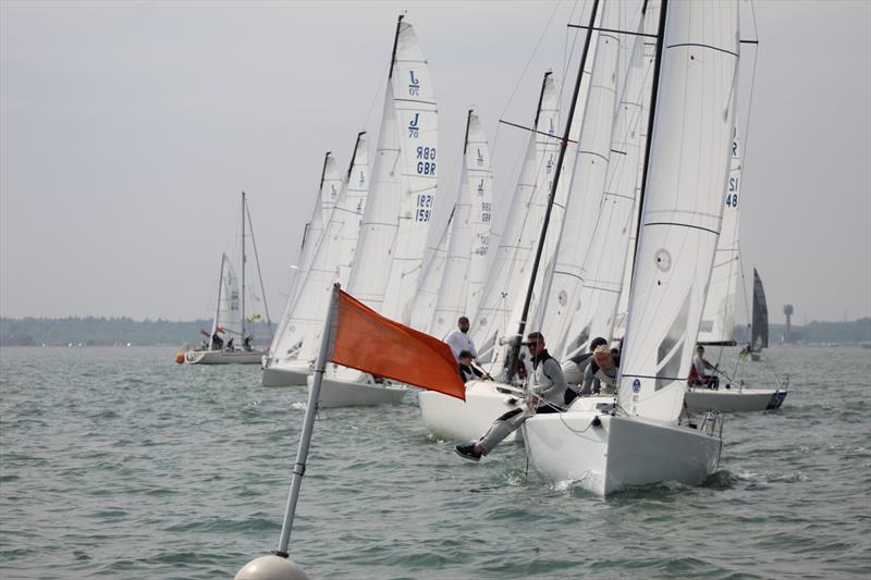 J70s at the Warsash Spring Series 2025 photo copyright Nigel Rennie taken at Warsash Sailing Club and featuring the  class