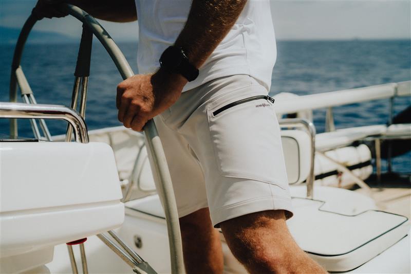 Male Explorer Shorts in Ice photo copyright Henri-Lloyd taken at  and featuring the  class