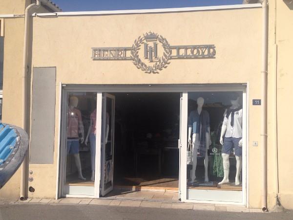 Henri Lloyd's new store in Saint Tropez photo copyright Henri Lloyd taken at  and featuring the  class