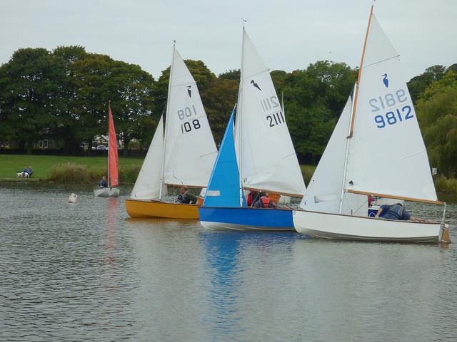 Herons at Yeadon photo copyright Howard Chadwick taken at Yeadon Sailing Club and featuring the Heron class