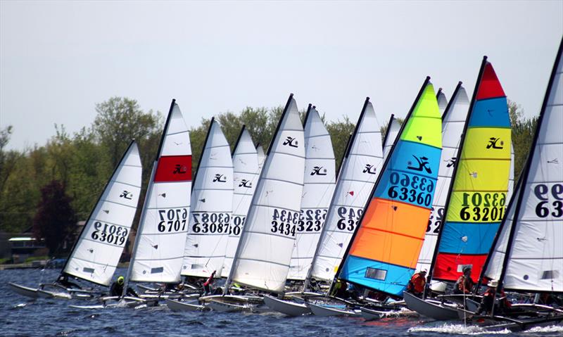 Start - 2018 Hobie Cat 14 North American Championship photo copyright International Hobie® Class Association taken at  and featuring the Hobie 14 class