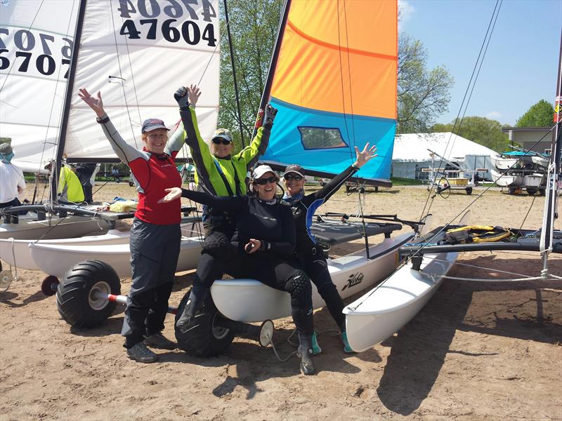 Women - 2018 Hobie Cat 14 North American Championship photo copyright International Hobie® Class Association taken at  and featuring the Hobie 14 class