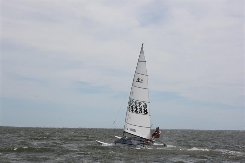 Nicolas Liebel (Mississauga, CAN) - Alter Cup Trophy - 2019 U.S. Multihull Championship photo copyright Leon Kanopka taken at  and featuring the Hobie 14 class