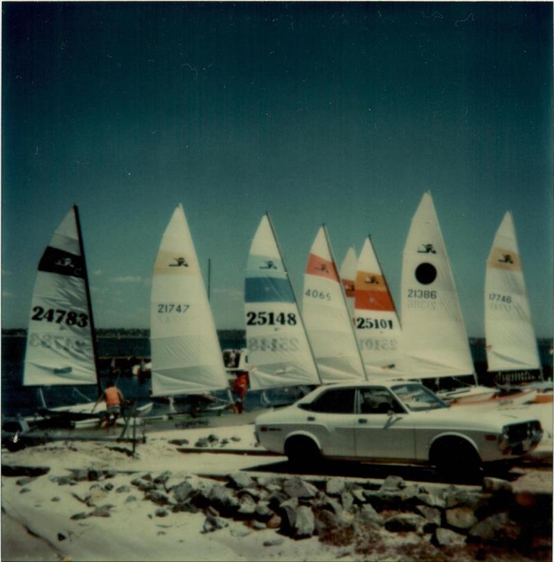 Hobie 14s at Nedlands in 1977 - photo © H14 class