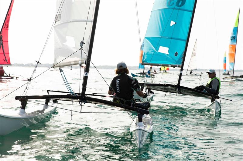 Hobie 14 World Championships in Cesenatico, Italy photo copyright Australian National Hobie Class Association taken at  and featuring the Hobie 14 class