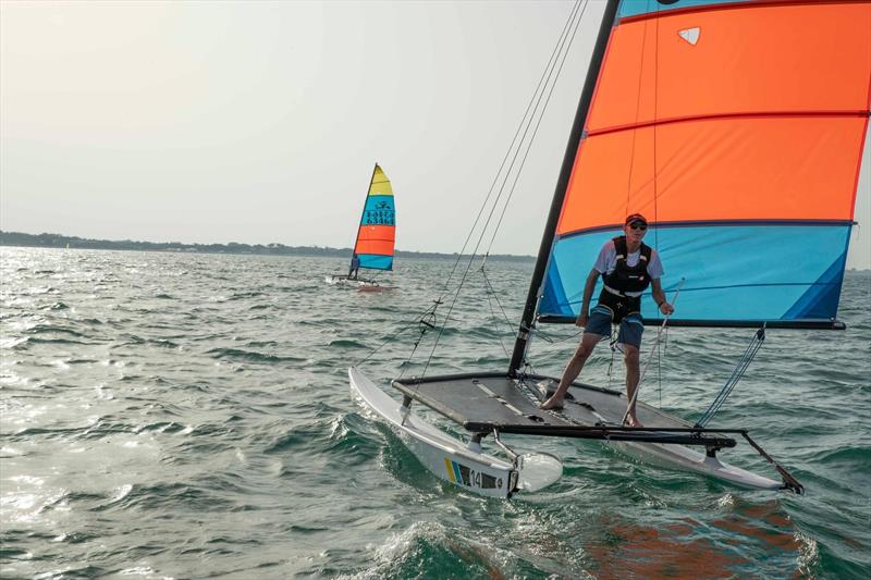 Hobie 14 World Championships in Cesenatico, Italy photo copyright Australian National Hobie Class Association taken at  and featuring the Hobie 14 class