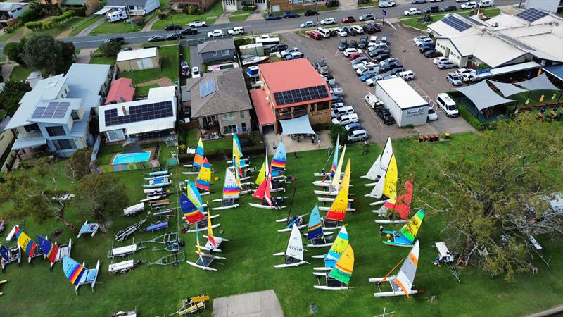 2026 Hobie Cat NSW State Championships at Wangi RSL Amateur Sailing Club photo copyright Gavin Luxton taken at Wangi RSL Amateur Sailing Club and featuring the Hobie 14 class