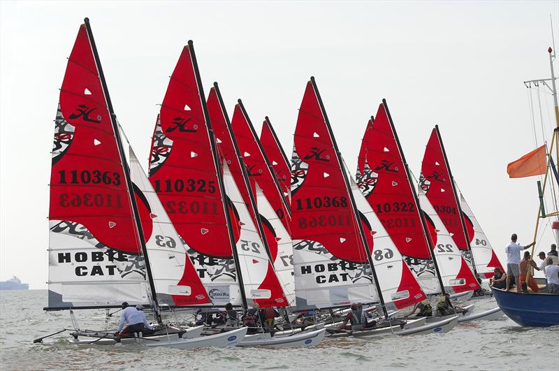 Noordwijk, The Netherlands will host the Hobie® 2017 Multi Worlds & Europeans photo copyright Pierrick Contin / HCE taken at Zeilvereniging Noordwijk and featuring the Hobie 16 class