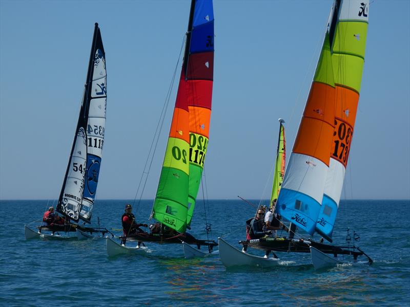 RCIYC Hobie Fleet - Love Wine 'Summer Breeze' series - photo © Elaine Burgis