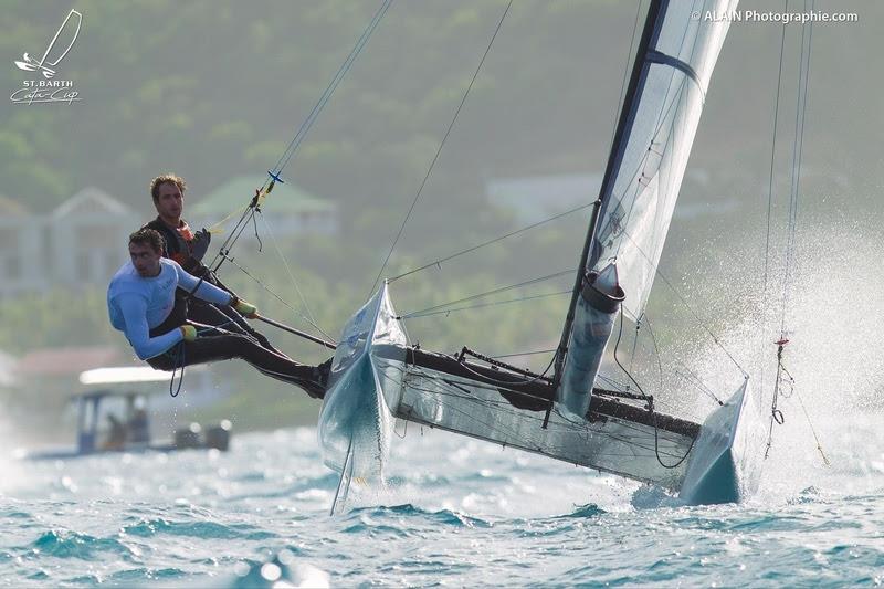 Morgan Lagravière, St Barth Cata Cup 2015 photo copyright Alain Photographic taken at  and featuring the Hobie 16 class