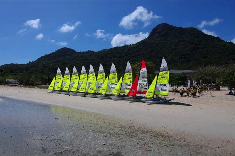 Sicogon. MDI Philippine Hobie Challenge 2019 photo copyright PHINSA taken at  and featuring the Hobie 16 class