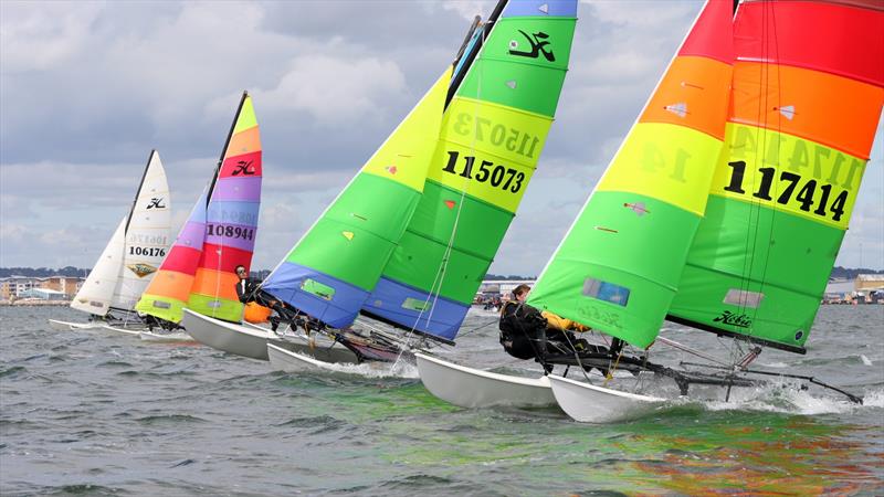 Hobie 16 UK National Championships at Poole photo copyright Mike Millard / www.mikemillard.com taken at Poole Yacht Club and featuring the Hobie 16 class