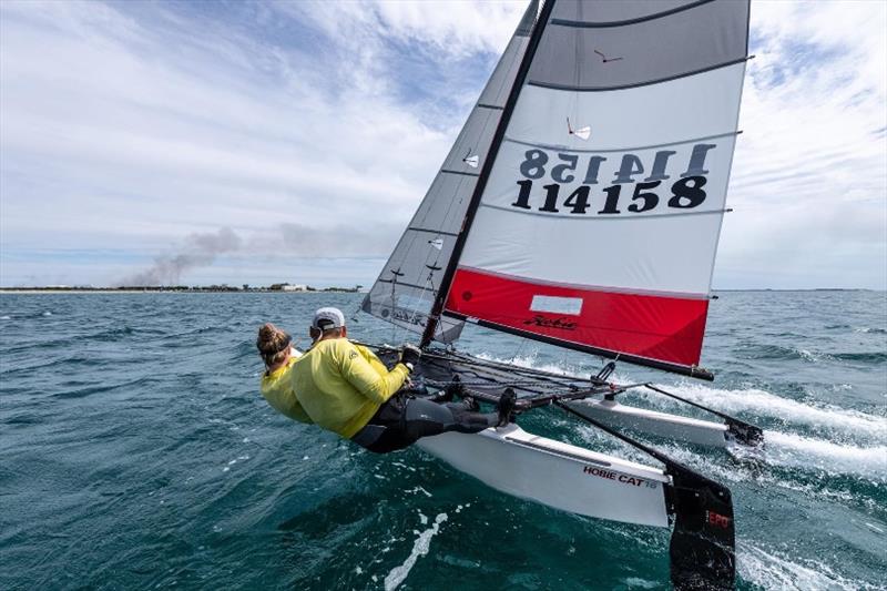 WAXIT National Championship photo copyright Drew Malcolm taken at Jervoise Bay Sailing Club and featuring the Hobie 16 class