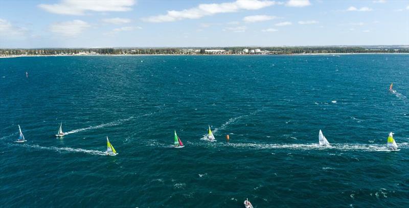 Racing in Esperance Bay - 2021 WA Hobie Cat State Championships photo copyright Drew Malcolm taken at Esperance Bay Yacht Club and featuring the Hobie 16 class