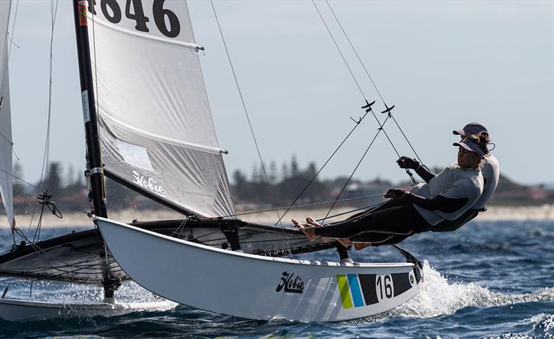 Day one of the Crossview Enterprises 2021 WA Hobie Cat State Championships photo copyright Drew Malcolm taken at Esperance Bay Yacht Club and featuring the Hobie 16 class