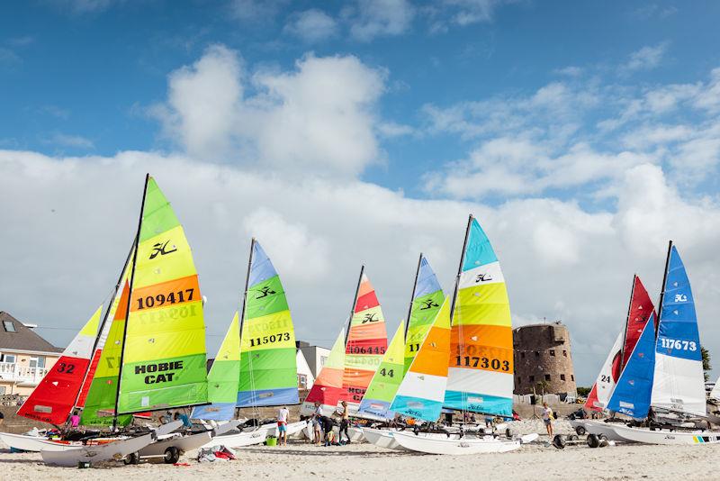 Savills Channel Islands Hobie Cat Championships photo copyright Jack Clayden taken at Royal Channel Islands Yacht Club and featuring the Hobie 16 class