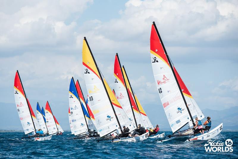 2022 Hobie 16 World Championships Open Qualifying Series Day 1 - photo © Hobie Cat Worlds Media team