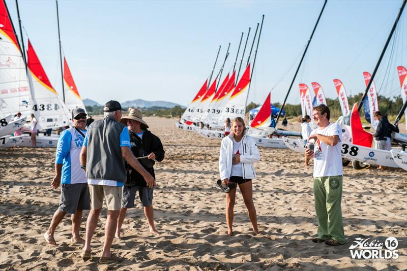 Team Wildwind at the Hobie 16 World Championships - photo © Hobie Cat Worlds Media team