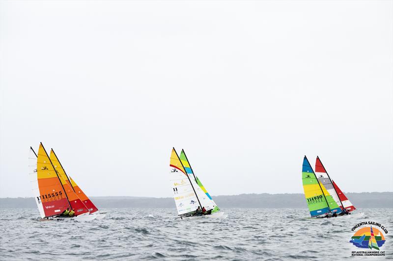 50th Australian Hobie Cat Nationals at Jervis Bay, NSW photo copyright Brad Sissins / Hobie Asia Pacific taken at Vincentia Sailing Club and featuring the Hobie 16 class