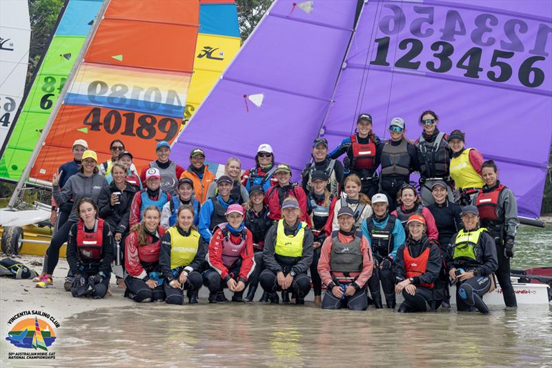 50th Australian Hobie Cat Nationals at Jervis Bay, NSW photo copyright Brad Sissins / Hobie Asia Pacific taken at Vincentia Sailing Club and featuring the Hobie 16 class