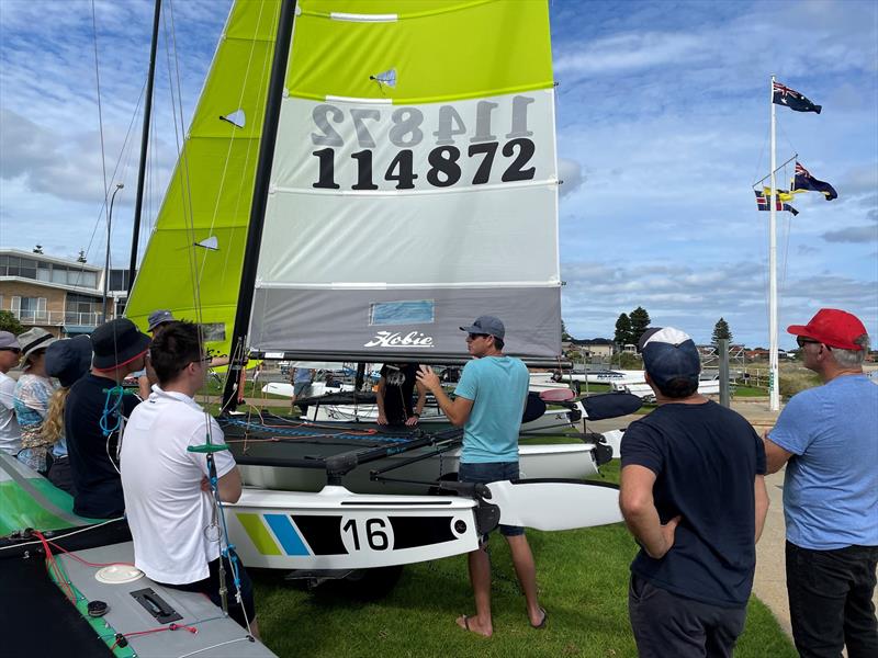 Training session included in the championship event - Hobie 16 WA State Championship photo copyright Hobie Class Association of WA taken at  and featuring the Hobie 16 class