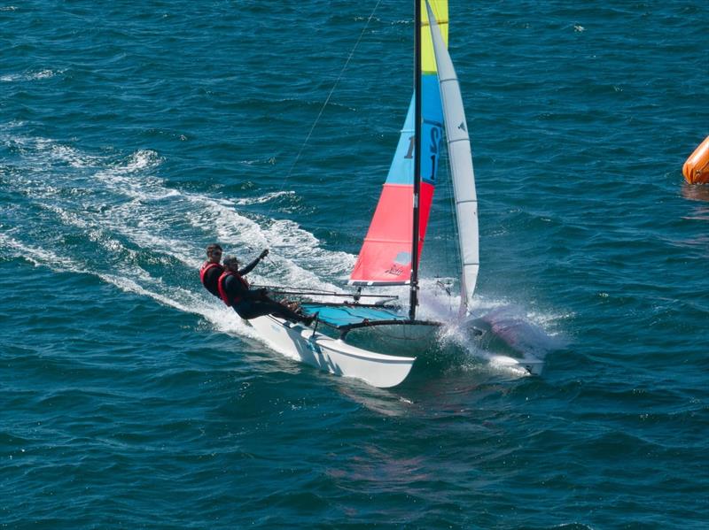 Killian and Adrian - 2023 Hobie 16 WA State Championships - photo © John SailsOnSwan