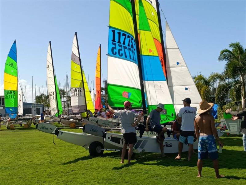 Hobie Queensland State Championships photo copyright Queensland Hobie Cat Association taken at Royal Queensland Yacht Squadron and featuring the Hobie 16 class