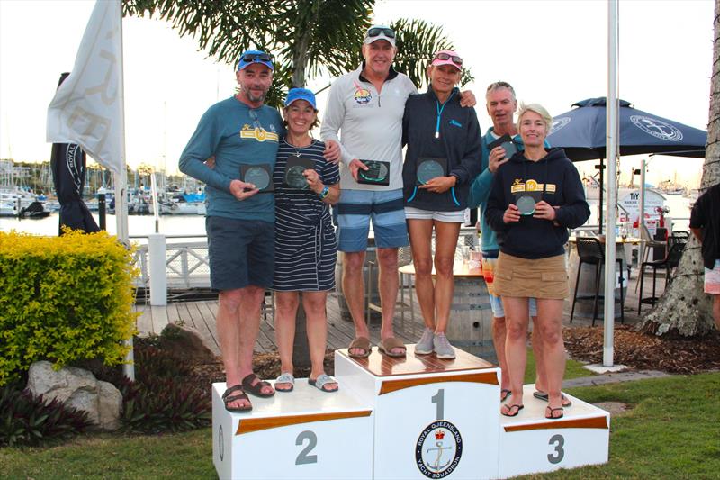 Queensland Hobie Cat State Championships - coupla familiar faces photo copyright Spikey Mike taken at Royal Queensland Yacht Squadron and featuring the Hobie 16 class