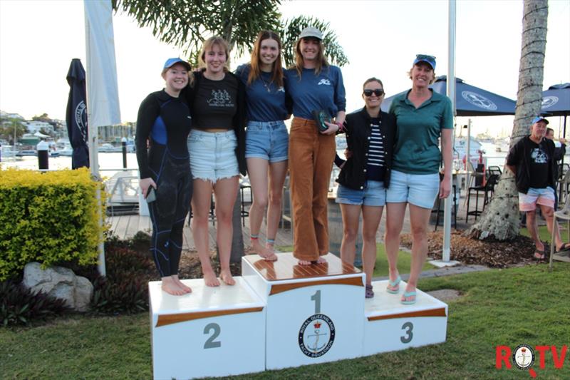 Queensland Hobie Cat State Championships - champions photo copyright Spikey Mike taken at Royal Queensland Yacht Squadron and featuring the Hobie 16 class