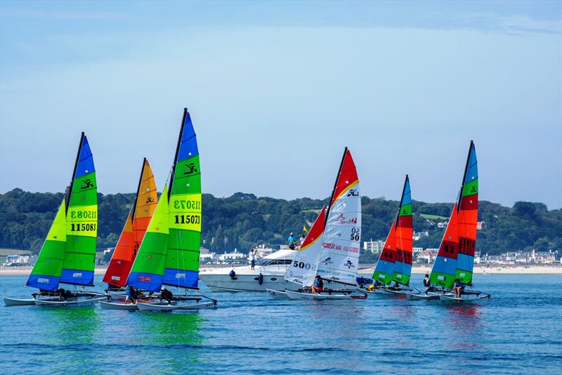 Carey Olsen Jersey Regatta - Hobie 16s photo copyright Simon Ropert taken at Royal Channel Islands Yacht Club and featuring the Hobie 16 class