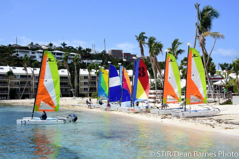 2018 St. Thomas International Regatta - Day 2 photo copyright STIR / Dean Barnes taken at St. Thomas Yacht Club and featuring the Hobie 17 class