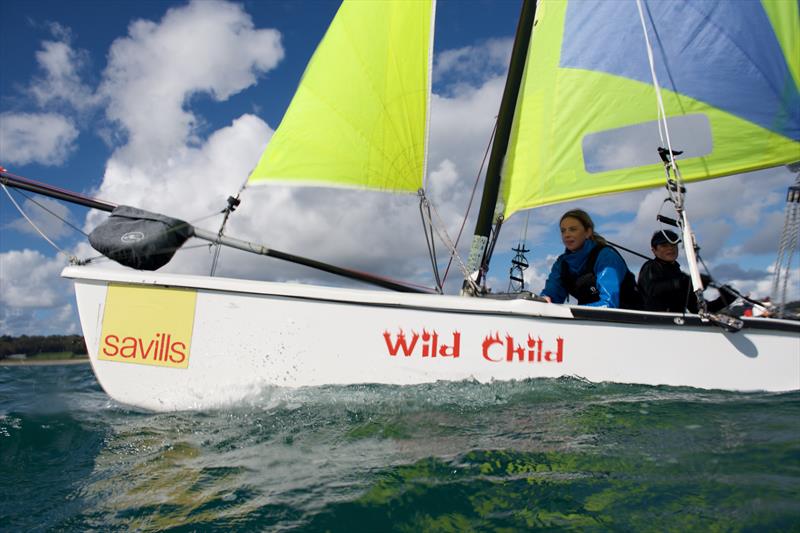 Savills Channel Islands Hobie Cat Championships photo copyright David Ferguson taken at Royal Channel Islands Yacht Club and featuring the Hobie Dragoon class