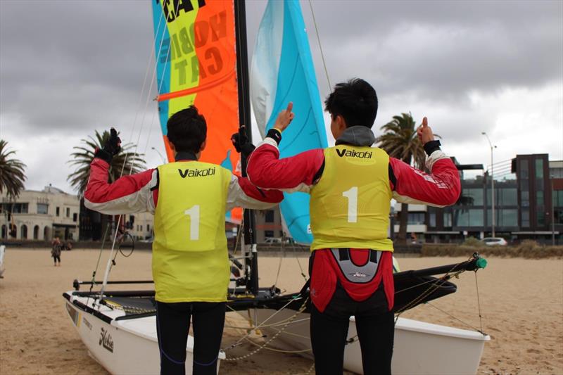 Victorian Hobie State Championships 2023 photo copyright Mads Gillard taken at Port Melbourne Yacht Club and featuring the Hobie Dragoon class