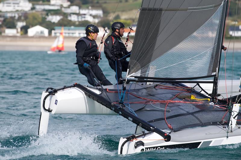 Savills Channel Islands Hobie Cat Championships photo copyright David Ferguson taken at Royal Channel Islands Yacht Club and featuring the Hobie Wild Cat class