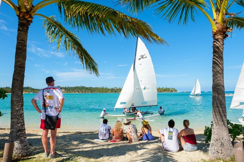 Hobie Cat beach scene - 2019 Fiji Regatta Week photo copyright Rob Rickman taken at  and featuring the Hobie Wild Cat class