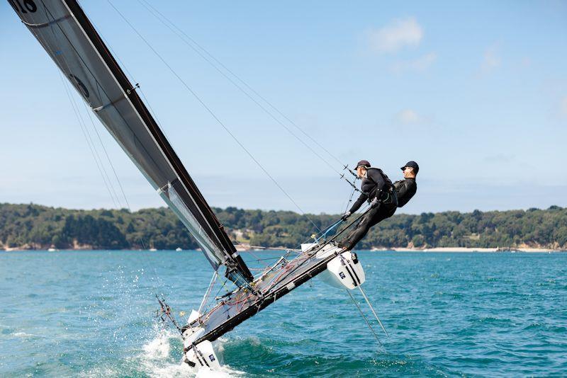 32nd Savills Channel Islands Hobie Cat Championships photo copyright Jack Clayden taken at Royal Channel Islands Yacht Club and featuring the Hobie Wild Cat class