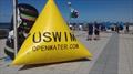 Open water swimming marks for the Hornet Championship at Colwyn Bay Watersports © David Henshall