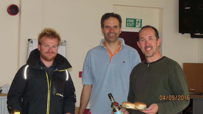 Toby Barsley-Dale and Richard Nurse win the Maylandsea Bay Hornet Open photo copyright Phillip Spillane taken at Maylandsea Bay Sailing Club and featuring the Hornet class