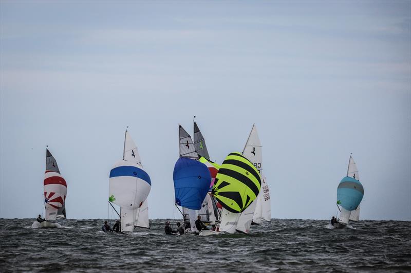 Close racing during the Hornet Nationals at Colwyn Bay Watersports - photo © The Foto Guys