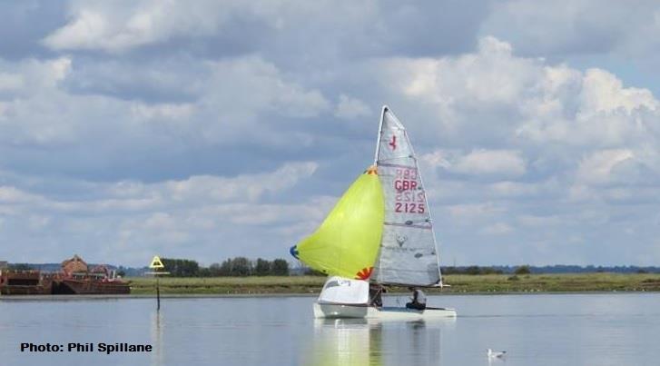 Toby Barsley-Dale & Rich Nurse win the Hornet Open at Maylandsea Bay photo copyright Phil Spillane taken at Maylandsea Bay Sailing Club and featuring the Hornet class