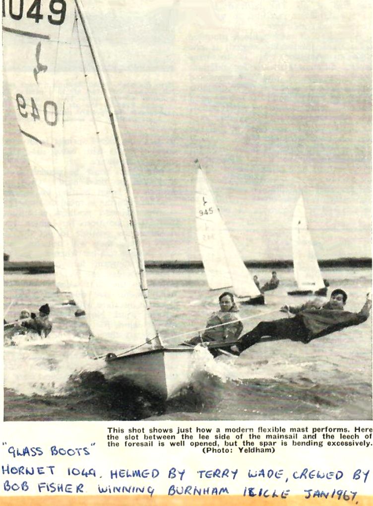 Back in 1967, the Burnham Icicle was very much the premier winter event, with a win giving a real boost to the profile of both the helm ( and crew) and the boat photo copyright Yeldham / Hornet Class / Y&Y taken at  and featuring the Hornet class